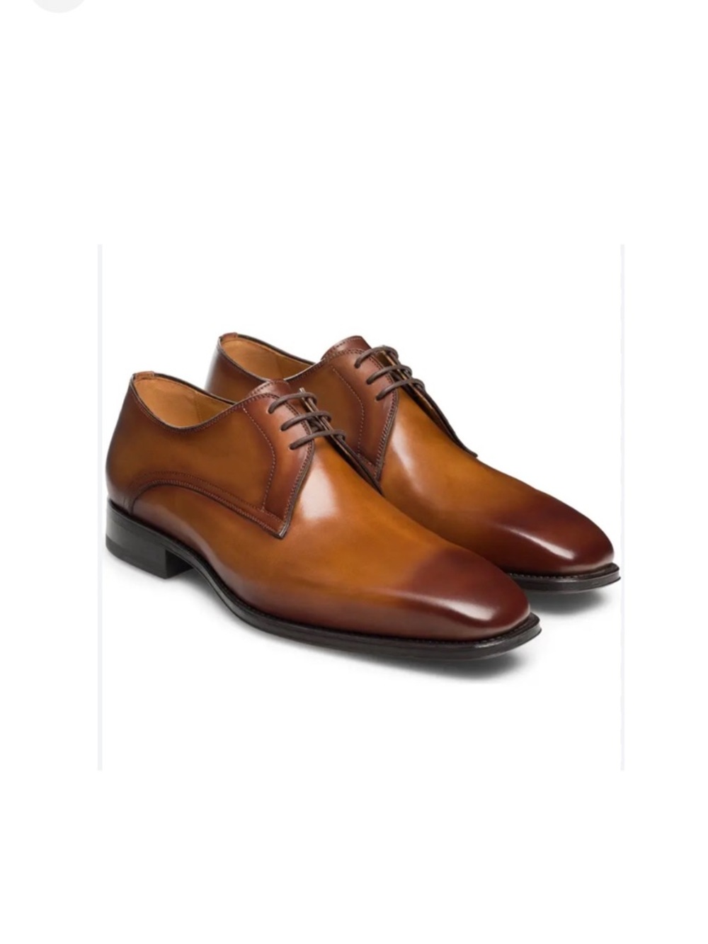 Magnanni  Monty Derby men size 9.5 
$435 /new 
Color: Tabaco